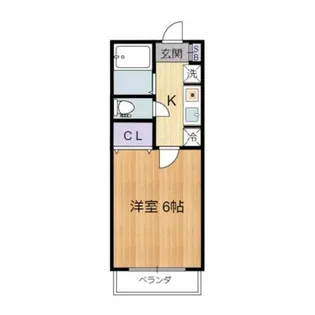 エステート国領【1階】の間取り