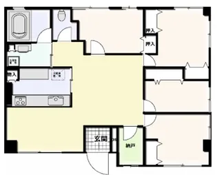 清光ビル【3階】の間取り