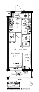 アークマーク大森町【2階】の間取り