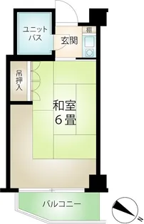 シャトーテル赤根崎【2階】の間取り