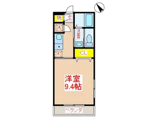 R&Mマンション【4階】の間取り