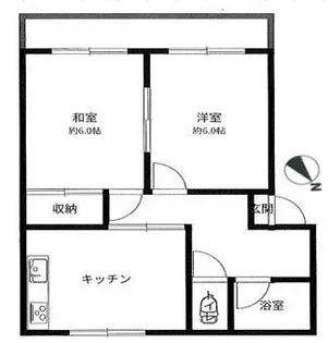 マンションカトレヤ【3階】の間取り