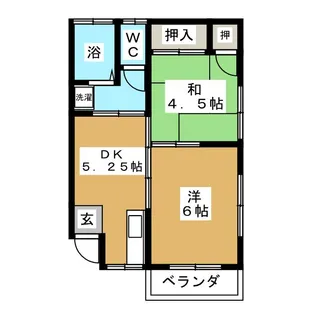ハイムなかむら【2階】の間取り