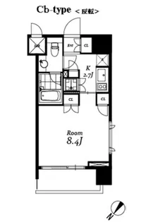 チェスターコート御茶ノ水【4階】の間取り