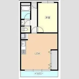 秋葉山マンション【3階】の間取り
