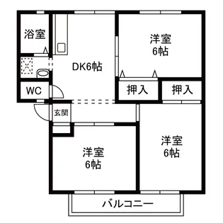 サンエール天白 B棟【2階】の間取り