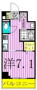 ゴールドリーフ【5階】の間取り