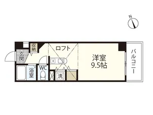 第2ファニー幸【3階】の間取り