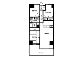 スカイコート上杉【4階】の間取り