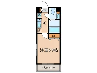 クリスタル・エイジ【2階】の間取り