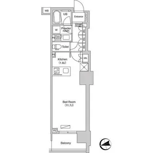 エミリブ石神井公園【4階】の間取り