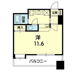 スカイガーデン水前寺【7階】の間取り