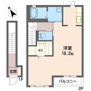 カーサ・グランデ【2階】の間取り