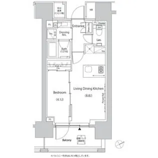 ザ・パークハビオ目白タワー【10階】の間取り