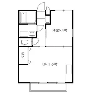ソレアードA(平出町)【1階】の間取り