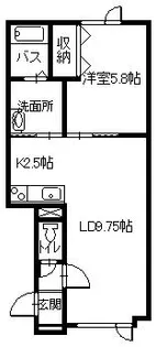 ザ・トップジュンI【1階】の間取り