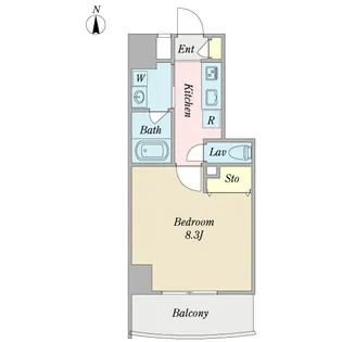 サンツリー亀戸【7階】の間取り