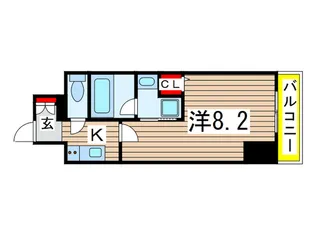 ロイジェントパークス千葉中央【10階】の間取り
