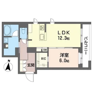 サンフェルト【3階】の間取り