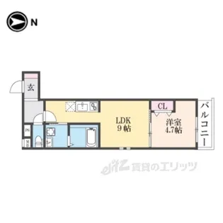 フジパレス新伊丹2番館【2階】の間取り