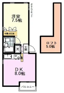 マイホーム国立【2階】の間取り