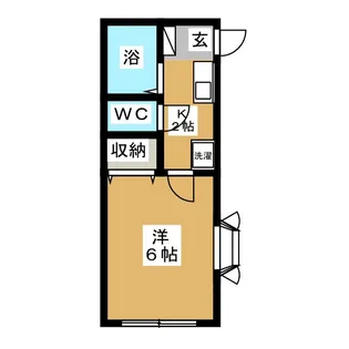 メゾンエトワールドゥラメール【1階】の間取り