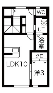 メゾンドショコラ【2階】の間取り