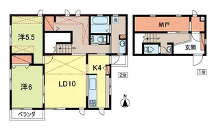 Confiture【1階】の間取り