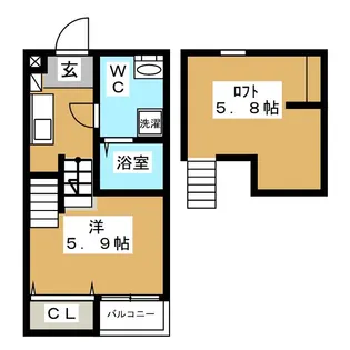 Buena Cuarto【2階】の間取り