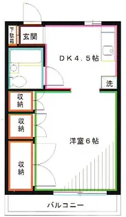メゾンドプチ【3階】の間取り