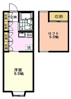 パティオ・ヴィラ【2階】の間取り
