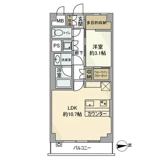 タックプラザ【2階】の間取り