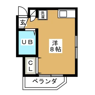ヒルズ東白楽【2階】の間取り