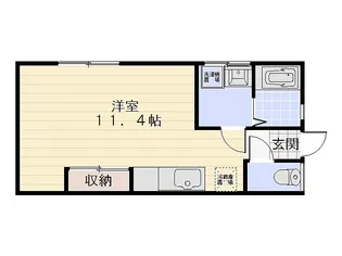 ソラーナYK【2階】の間取り