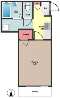 アーバン5【2階】の間取り