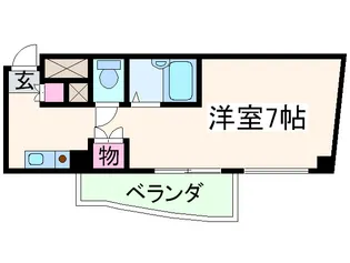 ドミ-ル堺筋本町【4階】の間取り