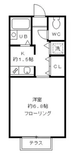 モデュロール五反田【1階】の間取り