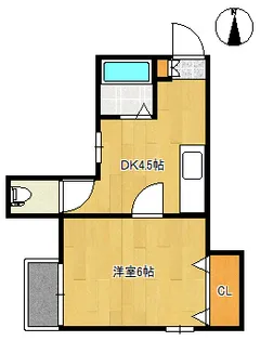 リーベンス二日町【5階】の間取り