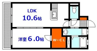 ベーネ宇品【1階】の間取り