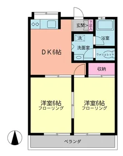 カームAH【2階】の間取り