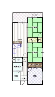 長楽ビル【3階】の間取り