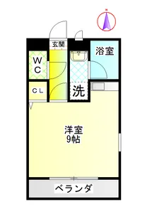 クレッシェンド【4階】の間取り