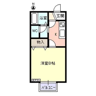 シャトー ノール【1階】の間取り