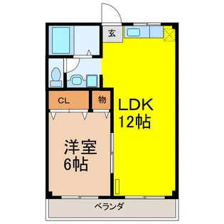 アネックスサード【2階】の間取り