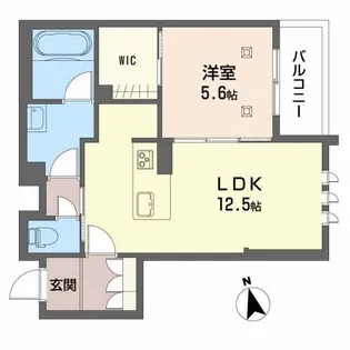 カ-サ・グリナ-ジュMJ-A【3階】の間取り