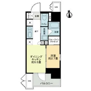 ザ・ライオンズフォーシア鶴見【8階】の間取り