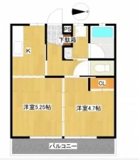 アートコア6【2階】の間取り