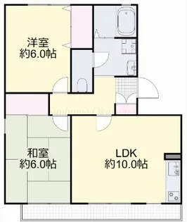 フローラ藤崎【2階】の間取り