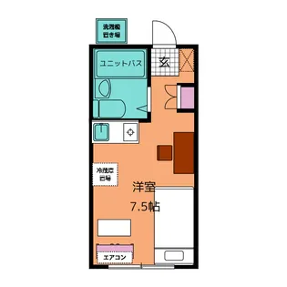 パールハイツ鶴ヶ島【2階】の間取り