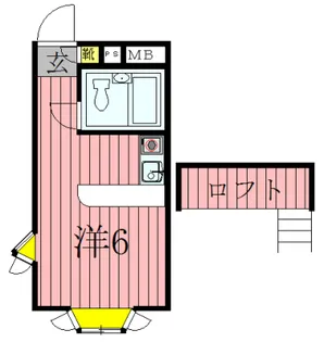 ベルピア北柏6-2【1階】の間取り